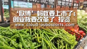 ‘欧博’蚂蚁要上市了:创业板要改革了 投资人要怎么跟?(图1) 欧博